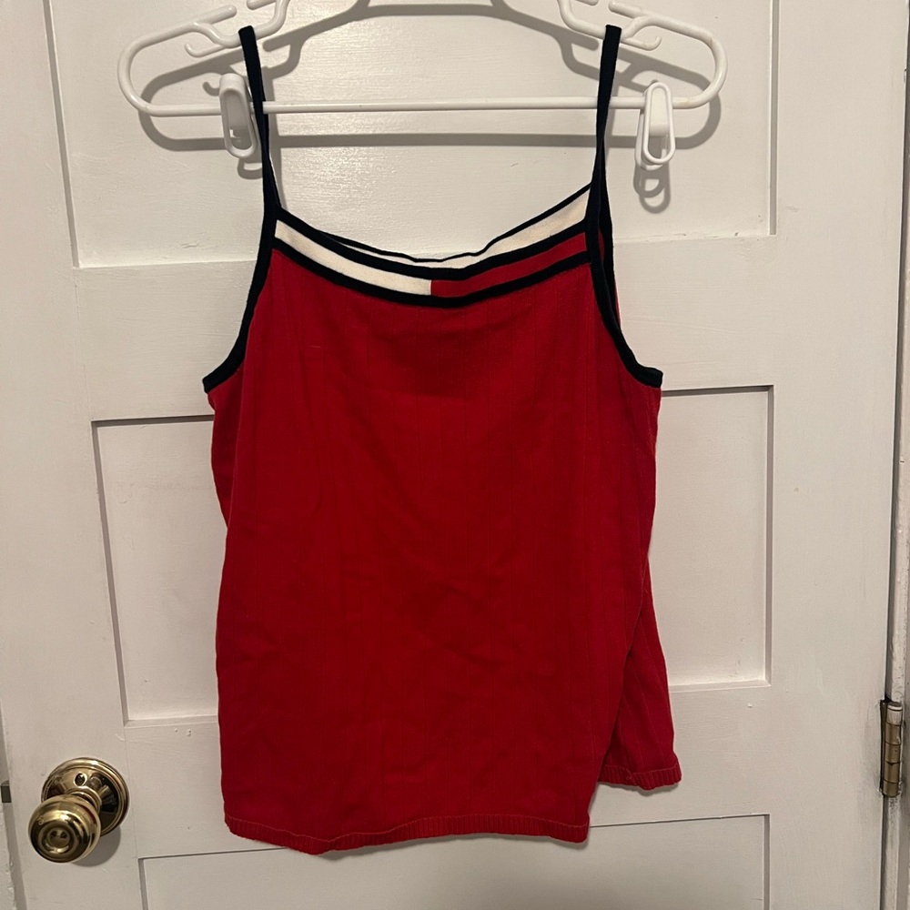 Tommy Hilfiger Red Camisole with Black Trim